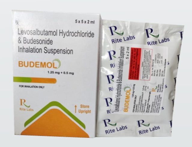 Budemol - Budesonide 0.5mg + Levosalbutamol 1.25mg Suspension