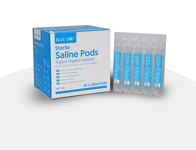 Sterile Saline Pods Topical Irrigation Solution