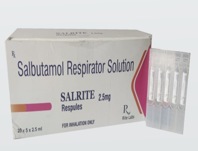 Salrite-2.5 - Salbutamol Respirator Solution