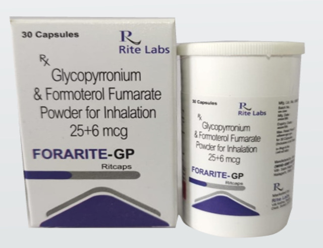 Forarite-GP - Glycopyrronium 25mcg + Formoterol Fumarate Dihydrate 6mcg
