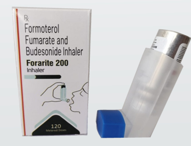 Forarite-200 - Formoterol Fumarate 6mcg + Budesonide 200mcg Inhaler