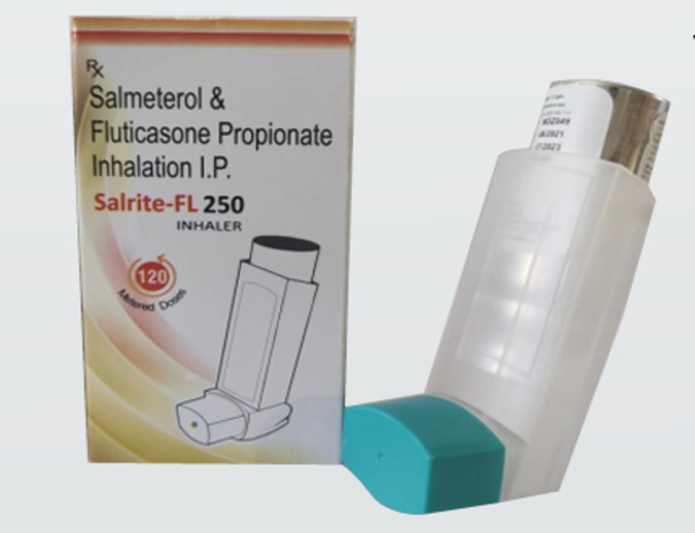 Salrite-fl-250 - Fluticasone Propionate 250mcg + Salmeterol 25mcg Inhaler