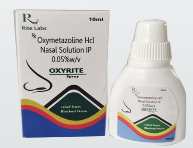 Oxyrite - Oxymetazoline HCl 0.1% + Benzalkonium Chloride 0.02% Nasal Spray