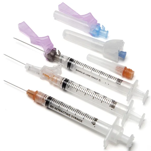 Safety-Engineered Prefilled Syringe with Retraction